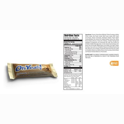 OhYeah! Bar 85g Peanut Butter & Caramel