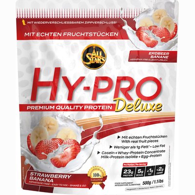 All Stars Hy-Pro Deluxe Strawberry-Banana 500g Beutel
