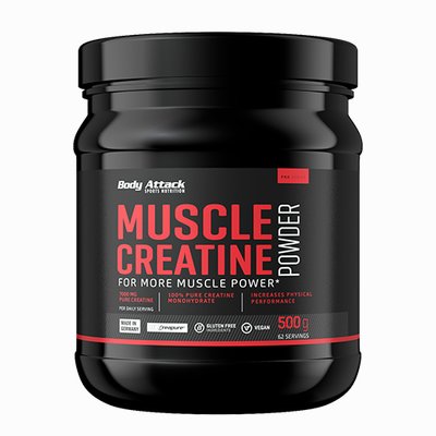 Body Attack Muscle Creatin (Creapure) Powder 500g