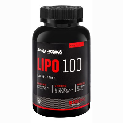 Body Attack Lipo100 120 Caps