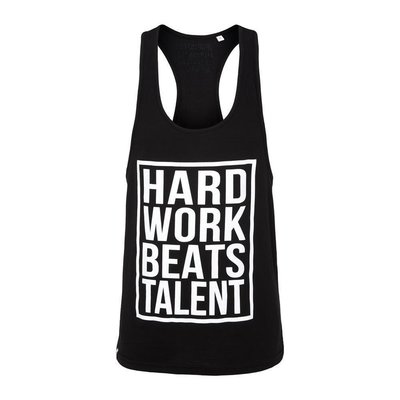 Sportsterwear "Hard work beats talent" TankTop - Black