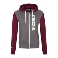 Sportsterwear Retro Zip-Up Jacke Burgundy