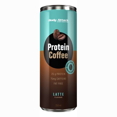 Body Attack Protein Coffee Latte Flavour 250ml