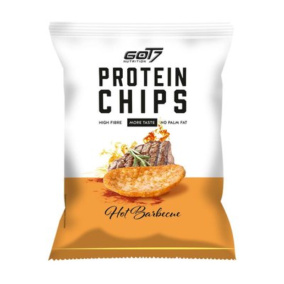 Got7 High Protein Chips Hot Barbecue 50g Tüte