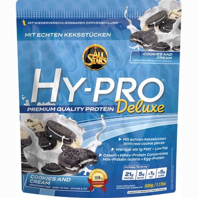 All Stars Hy-Pro Deluxe Cookies and Cream 500g Beutel