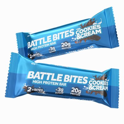 Battle Bites High Protein Bar Cookies&Cream