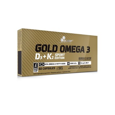 Olimp Gold Omega 3 D3+K2 Sport Edition 60 Caps