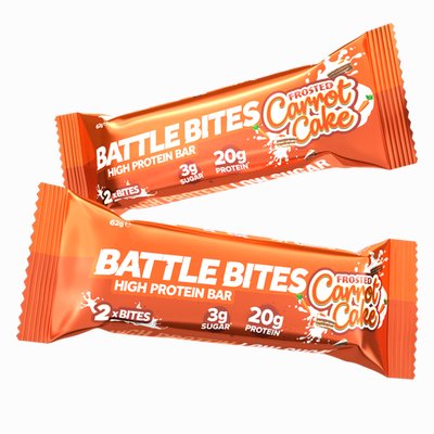 Battle Bites High Protein Bar Frosted Carrot Cake
