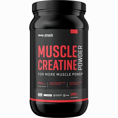 Body Attack Muscle Creatin (Creapure) Powder 1000g