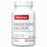 Body Attack Magnesium Calcium 250 Tablets