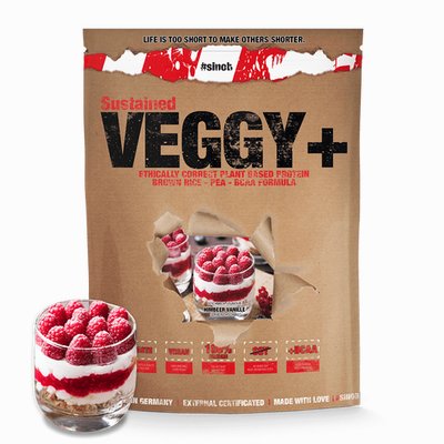 #Sinob Blackline2.0 Veggy+ Vegan Protein 900g Vanille Himbeere