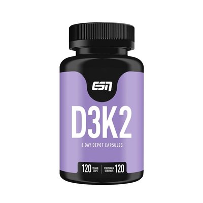 ESN Vitamin D3+K2 120 Caps