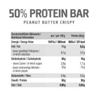 Got7 50% Protein Bar 60g Peanut Butter Crispy