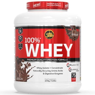 All Stars 100% Whey Protein 2270g Chocolate