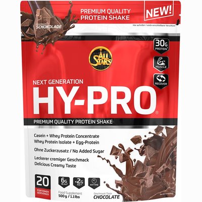 All Stars Hy-Pro 500g Chocolate