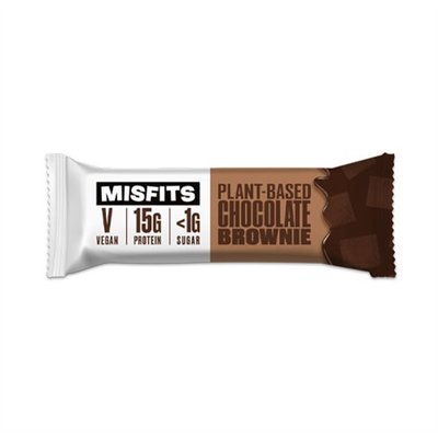 Misfits Vegan High Protein Bar Chocolate Brownie