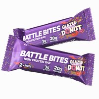 Battle Bites High Protein Bar Glazed Sprinkled Donut