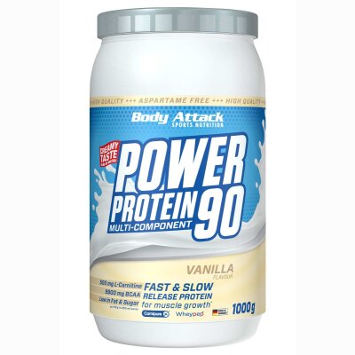 Body Attack Power Protein 90 - 1Kg Vanilla Cream