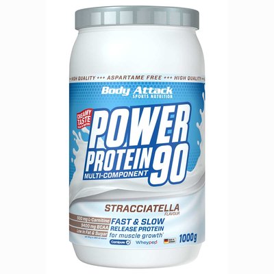 Body Attack Power Protein 90 - 1Kg Stracciatella Cream