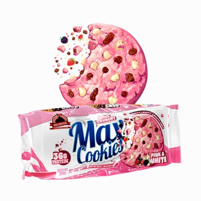 Max Protein Max Cookies Pink&White