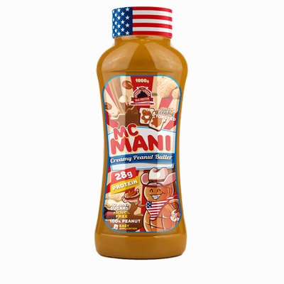 Max Protein McMani Creamy Peanut Butter 1000g Extra creamy+Toasted