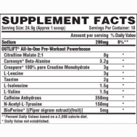 Nutrex Outlift 253g fruit punch