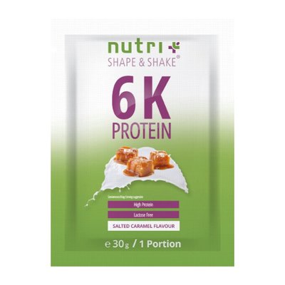 Nutri-Plus Vegan 6K Proteinpulver Probe 30g Salted Caramel