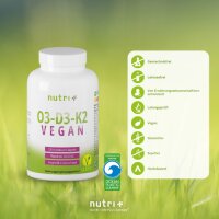Nutri-Plus O3-D3-K2 Vegan 120 Kapseln