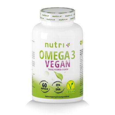 Nutri-Plus Omega 3 Vegan - mit EPA & DHA