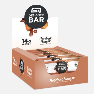 ESN Designer Bar BOX 12 Riegel Hazelnut Nougat