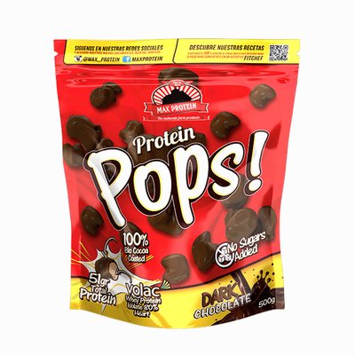 Max Protein Protein Pops 500g Dark Chocolate