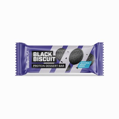 BioTech Protein Dessert Bar 50g Black Biscuit