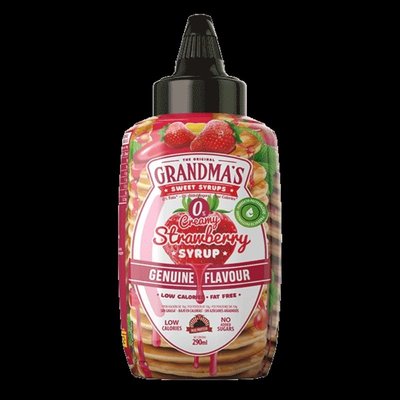Max Protein Original Grandmas Sweet Syrups 290ml Strawberry Syrup