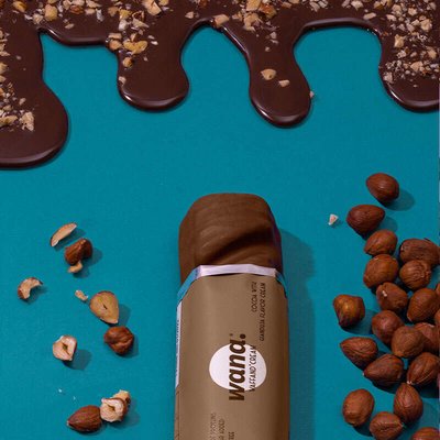 Wana Protein-Riegel Waffand Cream | 43g Vollmilchschokolade mit Haselnuss-Schoko-Creme