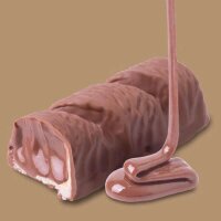 Wana Protein-Riegel Waffand Cream | 43g Vollmilchschokolade mit Haselnuss-Schoko-Creme