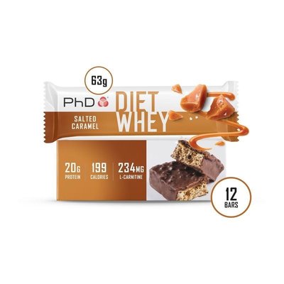 PHD Diet Whey Bar 63g Salted Caramel